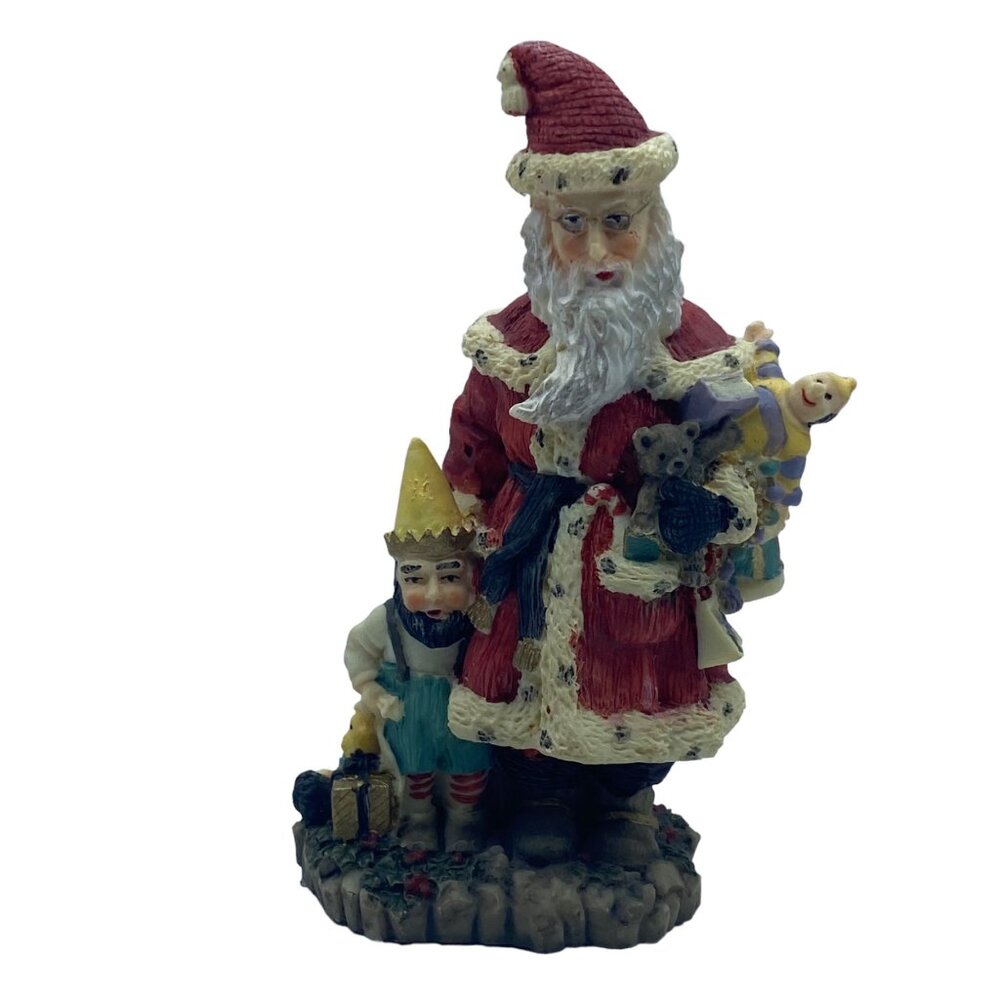 Vtg 1993 International Santa Claus Joulupukki Finland Figurine Handpainted Resin
